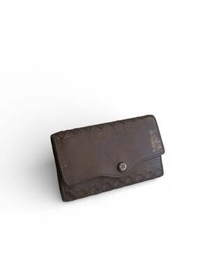 Bottega Veneta Dark Brown Intrecciato Leather 5-Ring Key Case